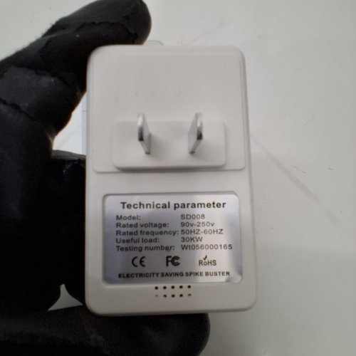 2PK POWER FACTOR SAVER PLUG-IN ELECTRICITY SAVING DEVICE - 90V-250V - 30KW LOAD - WHITE (MODEL: SD008) image 4