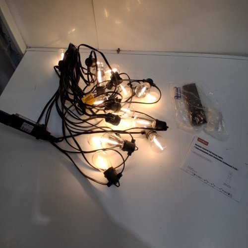 ADDLON OUTDOOR WATERPROOF STRING LIGHTS WITH REMOTE - 50FT - BLACK image 2