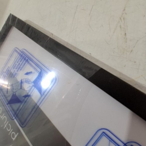 AMERICANFLAT STREAMLINE COLLECTION PICTURE FRAME WITH POLISHED PLEXIGLASS - 13" X 16" OR 10" X 13" WITH MAT - BLACK image 4
