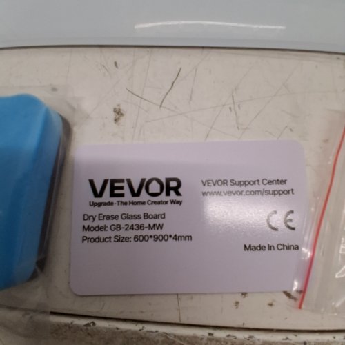 VEVOR DRY ERASE GLASS BOARD - MAGNET FRIENDLY -36" X 24" - WHITE (MODEL: GB-2436-MW) image 2