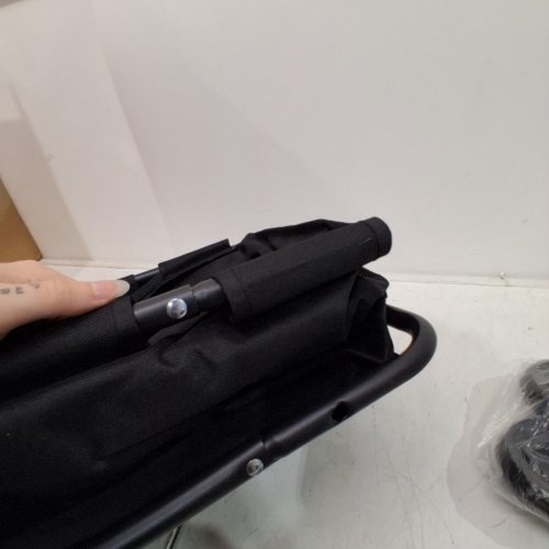 AESRAOU MINI PET STROLLER WITH EXTENDABLE PULL HANDLE - 40LBS MAX CAP - BLACK (MODEL: P13 ) image 3