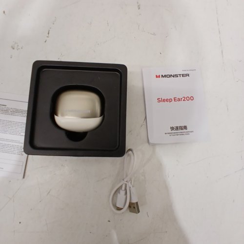 MONSTER SLEEP EAR200, WIRELESS IN-EAR BLUETOOTH HEADPHONES - WHITE/GOLD image 4