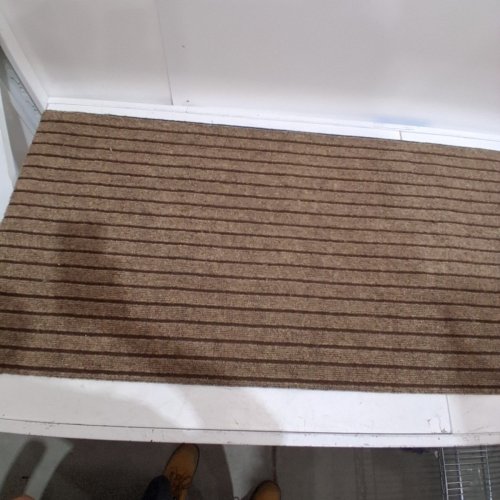 UNBRANDED NATURAL STRIPED RUG - 6FT X 2FT image 3