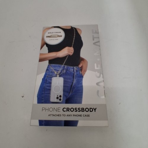 CASE-MATE CROSSBODY HANDS-FREE PHONE LANYARD CHAIN- GOLD image 2