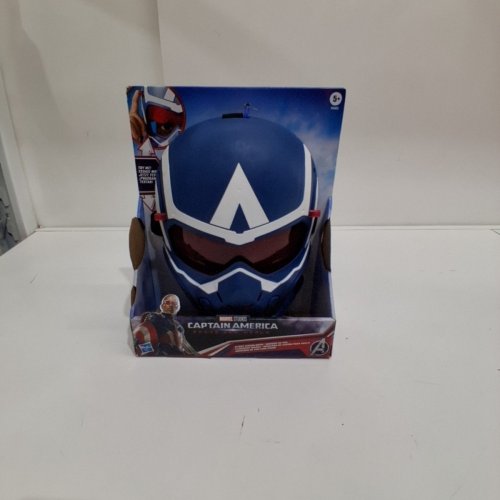KID'S HASBRO MARVEL CAPTAIN AMERICA BRAVE NEW WORLD FLIGHT VISION MASK - BLUE image 2