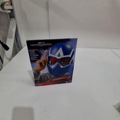 KID'S HASBRO MARVEL CAPTAIN AMERICA BRAVE NEW WORLD FLIGHT VISION MASK - BLUE image 4