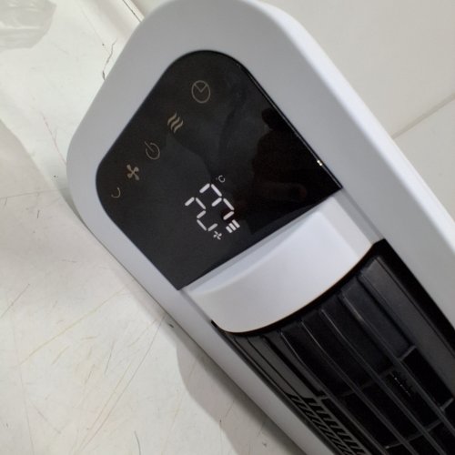 OMNIBREEZE PREMIUM 38" OSCILLATING TOWER FAN WITH WIFI CONTROL, 5-SPEEDS & REMOTE - WHITE/BLACK (MODEL: 5333021/DC2313R-G) image 2