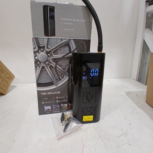 SERVOMASTER RECHARGEABLE CORDLESS AIR COMPRESSOR/TIRE INFLATOR - 150PSI - BLACK (MODEL: SM02E/TN10E) image 3