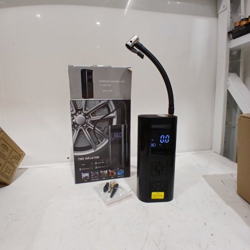 SERVOMASTER RECHARGEABLE CORDLESS AIR COMPRESSOR/TIRE INFLATOR - 150PSI - BLACK (MODEL: SM02E/TN10E) image 4
