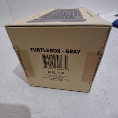 TURTLEBOX PORTABLEWATERPROOF BLUETOOTH SPEAKER - GREY image 4