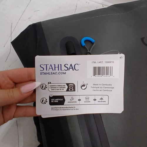 STAHLSAC WATERPROOF BACKPACK - 26 L - BLACK/NEON YELLOW (ITEM: 1596910) image 2