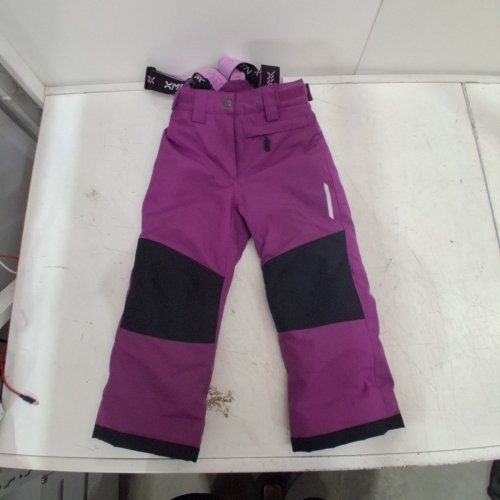 XMTN GIRLS SNOW PANTS - SIZE 4 - PURPLE / BLACK image 2
