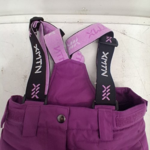 XMTN GIRLS SNOW PANTS - SIZE 4 - PURPLE / BLACK image 3