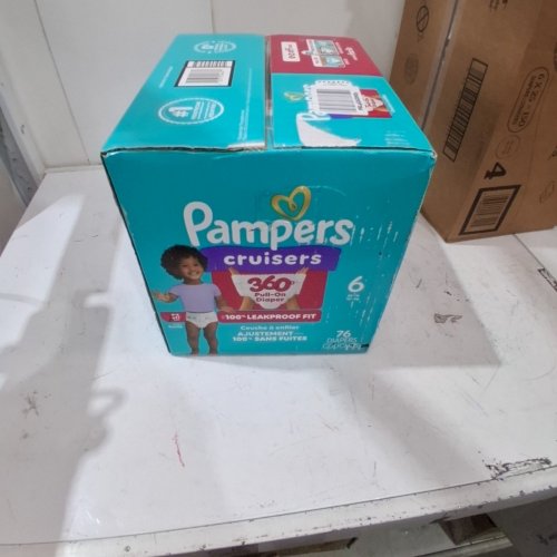 76PK PAMPERS CRUISERS 360° 100% LEAKPROOF GAP-FREE FIT DIAPERS - SIZE 6 image 2