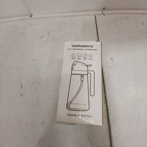 YARRAMATE 2 IN 1 OIL SPRAYER & DISPENSER - 470 ML CAPACITY - BLACK AND CLEAR image 4