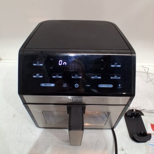GOURMIA DIGITAL WINDOW AIR FRYER WITH 7 ONE-TOUCH COOKING FUNCTIONS - 8QT - BLACK (MODEL: GAF858/6232432) image 2