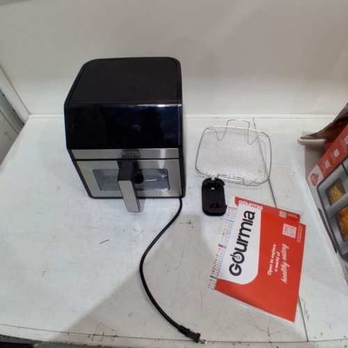 GOURMIA DIGITAL WINDOW AIR FRYER WITH 7 ONE-TOUCH COOKING FUNCTIONS - 8QT - BLACK (MODEL: GAF858/6232432) image 3