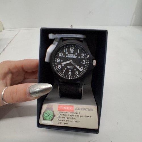 MENS TIMEX EXPEDITION CAMPER WATCH -39 MM BLACK (MODEL: TW4B08100 GP) image 2
