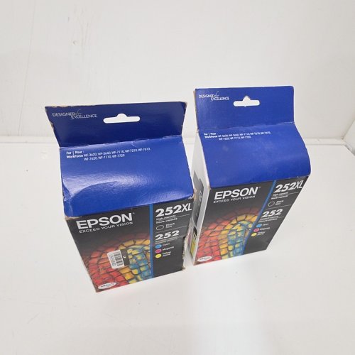 2 *EXPIRED* EPSON 252XL INK CARTRIDGE COMBO PACK FOR SELECT WORKFORCE PRINTERS - HIGH CAPACITY BLACK, STANDARD CAPACITY CYAN, MAGENTA, YELLOW (MODEL: T252XL-BCS) image 5