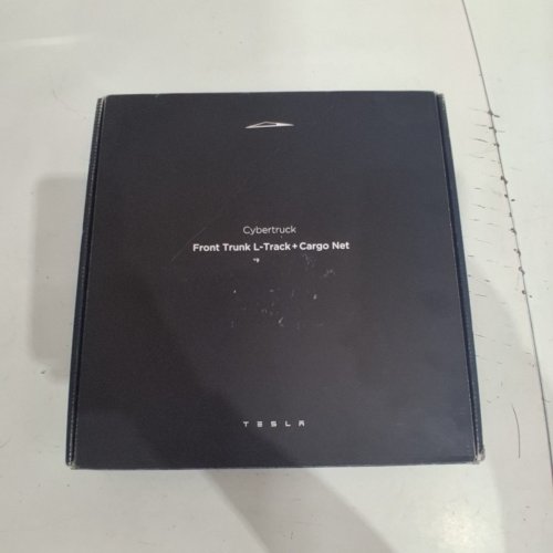 TESLA CYBERTRUCK FRONT TRUNK L-TRACK + CARGO NET image 2