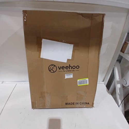 VEEHOO FOLDABLE DOG RAMP WITH NON SLIP PAD AND METAL FRAME - 17" X 48" - 130 LBS MAX - GREY (MODEL: CWPT2525CP) image 4