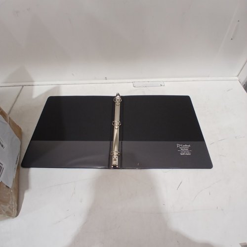 12PK 3-RING BINDER - 1" - BLACK image 3