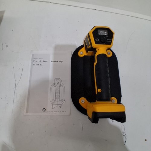 HEAVY DUTY VACUUM SUCTION CUP GLASS AND STONE LIFTER WITH DIGITAL DISPLAY *TOOL ONLY8 - 240 X 160 MM - YELLOW / BLACK (MODEL: DG-160P-01) image 3