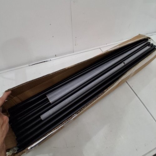 56PK HYPERGIANT ALUMINUM BALUSTERS/SPINDLES FOR DECK RAILING - 36" EACH - BLACK image 2