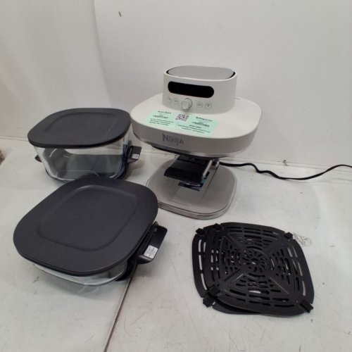 NINJA CRISPI PRO 6-IN-1 GLASS AIR FRYER - 2.5QT /6QT - BONE (MODEL: AS101CLG) image 3