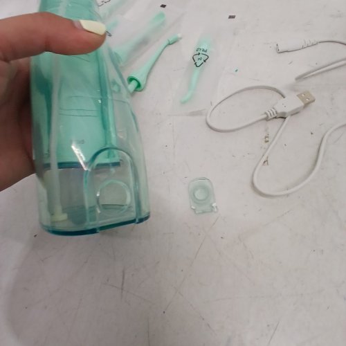 COSLUS ORAL WATER IRRIGATOR WITH VARIOUS TIPS - 300 ML TANK - MINT GREEN (MODEL: C20) image 5