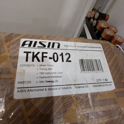 AISIN WATER PUMP TIMING BELT REPLACEMENT KIT - 2012-2020 SUBARUIMPREZA / WRX / WRX STI (MODEL: TKF-012) image 2