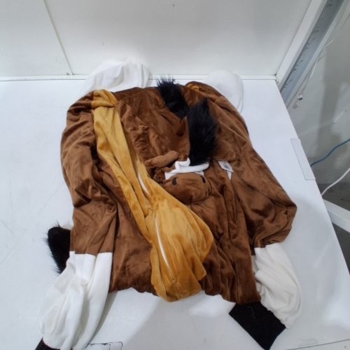 ADULT UNISEX RUBIES HORSE ONESIE COSTUME - SMALL - BROWN (STYLE: 100379) image 2
