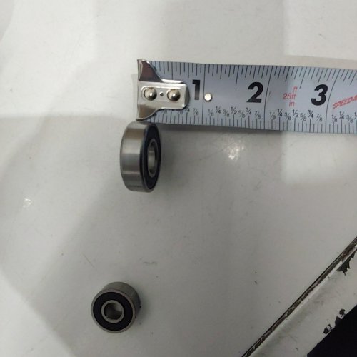 250+ DOUBLE RUBBER SEALED SHIELDED BALL BEARINGS - 2 DIFFERENT SIZES image 5