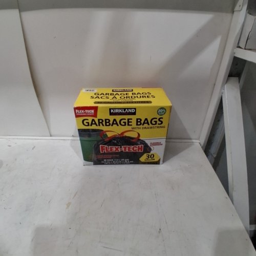 *APROX* 90PK KIRKLAND SIGNATURE FLEX-TECH GARBAGE BAGS - 30GAL - (MODEL: 4163716) image 2