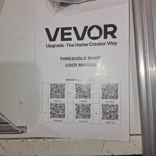 VEVOR ALUMINUM THRESHOLD RAMP 6" - 800 LBS - SILVER - (MODEL: SNPTV0) image 3