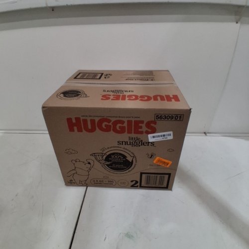 186PK HUGGIES LITTLE SNUGGLERS - SIZE 2 - 12LB TO 18LB - DISNEY WINNIE THE POOH image 2