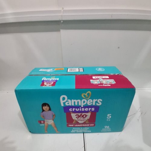 96PK PAMPERS PULL ON CRUISERS 360° 100% LEAKPROOF DISPOSABLE BABY DIAPERS - SIZE 5 (27LBS+) image 2