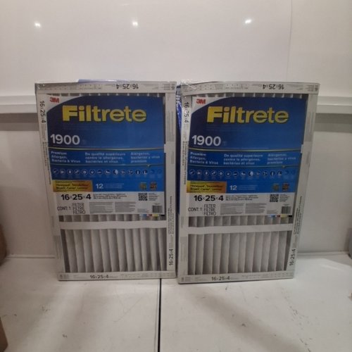 3M FILTRETE PREMIUM ALLERGEN, BACTERIA & VIRUS PLEATED AC FURNACE FILTER - 1900 MERV 13 - 16" X 25" X 5" - (MODEL: MPR-1900‎) image 2