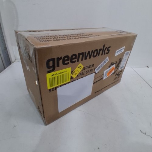 GREENWORKS CORDLESS AXIAL JET BLOWER - *TOOL ONLY* - 40V - 450CFM - 125HP - GREEN/BLACK (MODEL: BA40L210) image 4