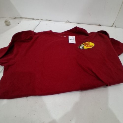 BPS MENS CLASSIC LOGO SHORT SLEEVE T SHIRT - MEDIUM - RED (STYLE:4751257) image 2