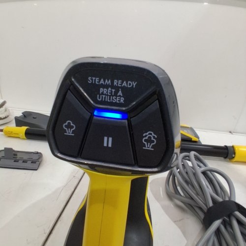 BISSELL 3-IN-1 POWERSTEAMER HEAVY DUTY STEAM MOP & HANDHELD CLEANER - GREY/YELLOW (MODEL: 2685B) image 2