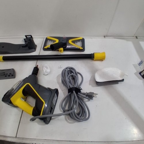 BISSELL 3-IN-1 POWERSTEAMER HEAVY DUTY STEAM MOP & HANDHELD CLEANER - GREY/YELLOW (MODEL: 2685B) image 5