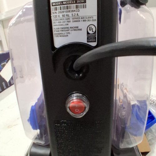 BISSELL POWERCLEAN POWERFUL & LIGHTWEIGHT TURBOBRUSH PET UPRIGHT CARPET CLEANER - 120V - BLUE - (MODEL:3939C) image 2