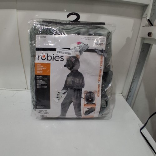 ADULT UNISEX RUBIE'S RAT COSTUME - ONE SIZE FITS MOST - GRAY (STYLE: F78039) image 3