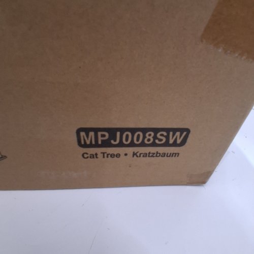 HEY-BROTHER CAT TREE TOWER WITH REMOVABLE TOYS, HAMMOCK, SISAL SCRATCH BOARD - 41" - LIGHT GREY (MODEL: MPJ008SW) image 3