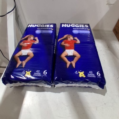 84PK HUGGIES OVERNITES EXTRA ABSORBENT DISPOSABLE DIAPERS - SIZE 6 (35+LB) - DISNEY WINNIE THE POOH image 2