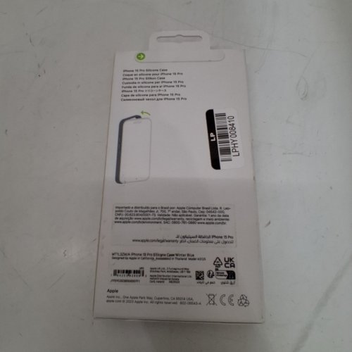 APPLE SILICONE CASE WITH MAGSAFE FOR IPHONE 15 PRO - WINTER BLUE (MODEL: A3125) image 3