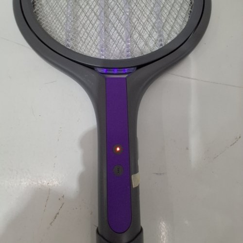 ELECTRIC EXTENDABLE BUG ZAPPER - 4000 V - 13"-25" - GREY / PURPLE (MODEL: WD-981-W-A) image 2