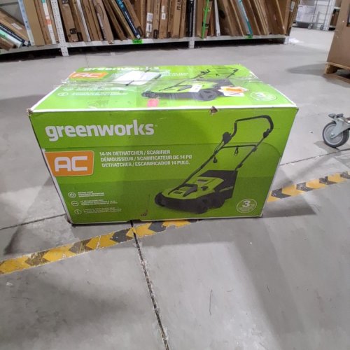 GREENWORKS 13 AMP CORDED DETHATCHER - 14" - (MODEL: DT13B00 / DHA103) image 5