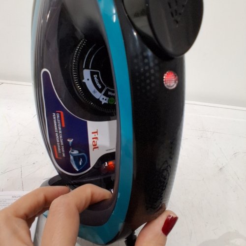 T-FAL ULTRAGLIDE PLUS ENHANCED STEAM IRON WITH CALCIUM COLLECTOR - BLACK/TEAL (MODEL: 1980969/FV5871Q0) image 2